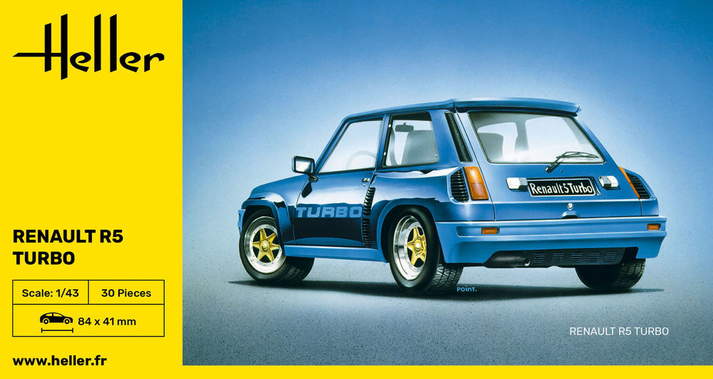 Heller 80150 - Renault R5 Turbo 1/43rd Scale